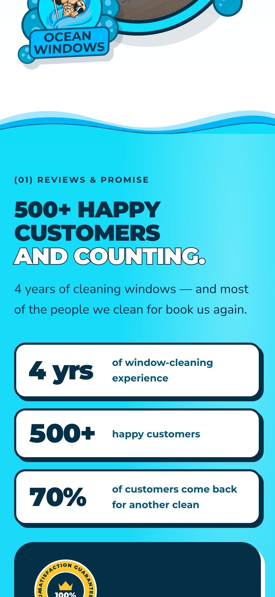 Ocean Windows on mobile: reviews and counters